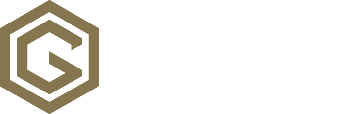 Gold G and word "Glacis" for Glacis Security Logo