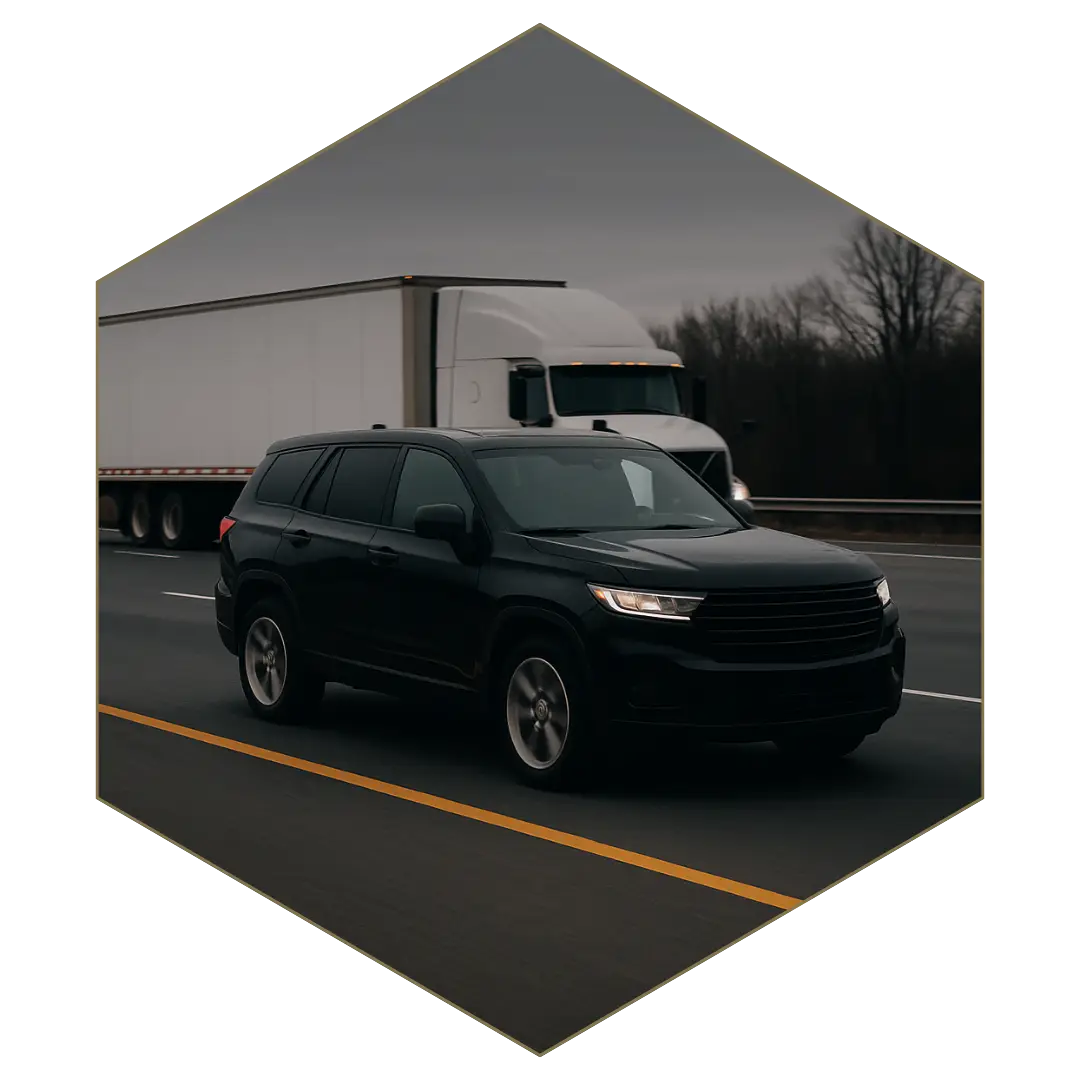 Supply chain security — cargo inspections and high-value vehicle escorts for freight trucks.